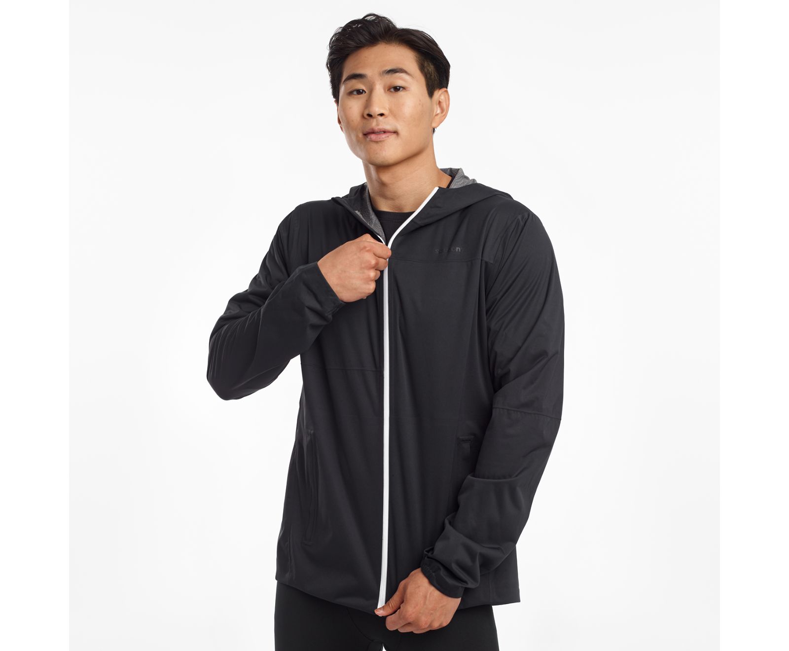 Chaquetas Saucony Drizzle 2.0 Hombre Negros | México 615JPQJ